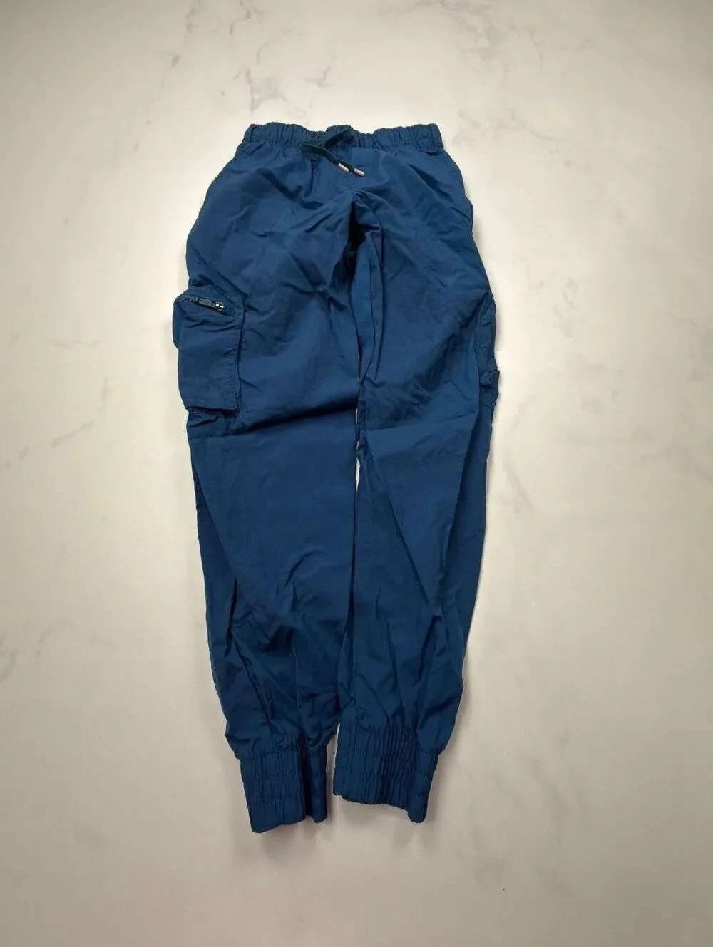 Nike Relaxed Track Joggers Blue Modern Loose Fit - Girls Kids L